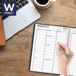 AT-A-GLANCE 2023 Weekly Planner, DayMinder, Quarter-Hourly Appointment Book, 8" x 11", Large, Black (G52000) - Image 2